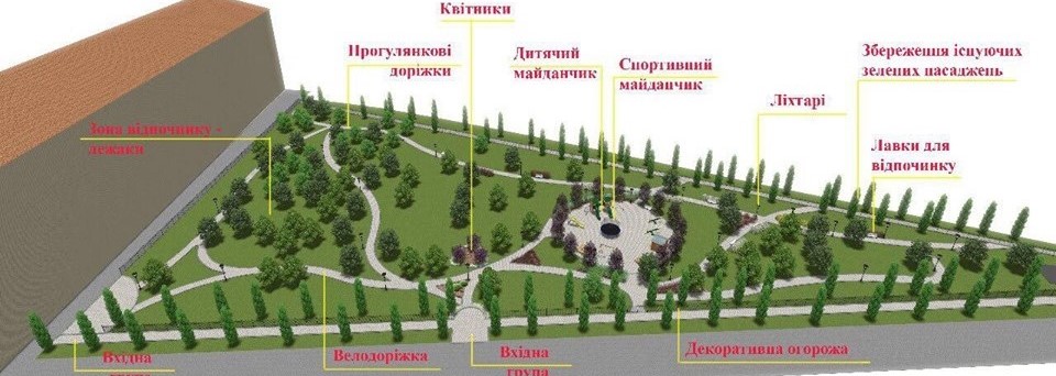БЛАГОУСТРІЙ СКВЕРУ